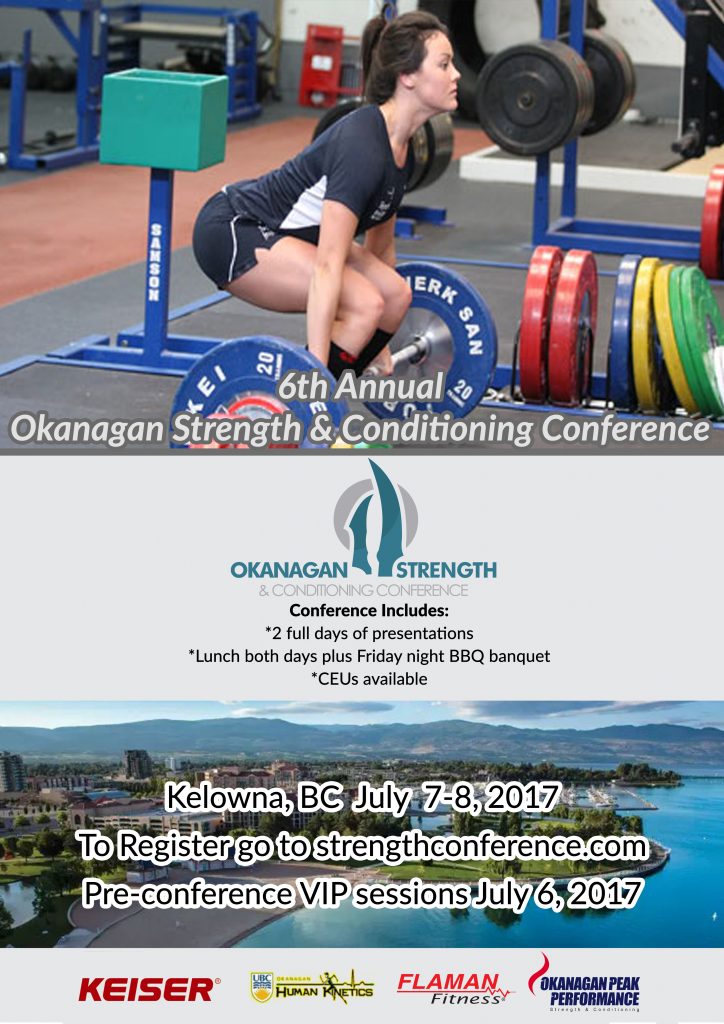 6th Annual Okanagan Strength & Conditioning Conference Weightology