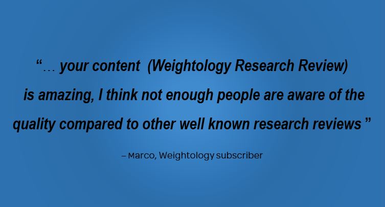 The Weightology Research Review Membership
