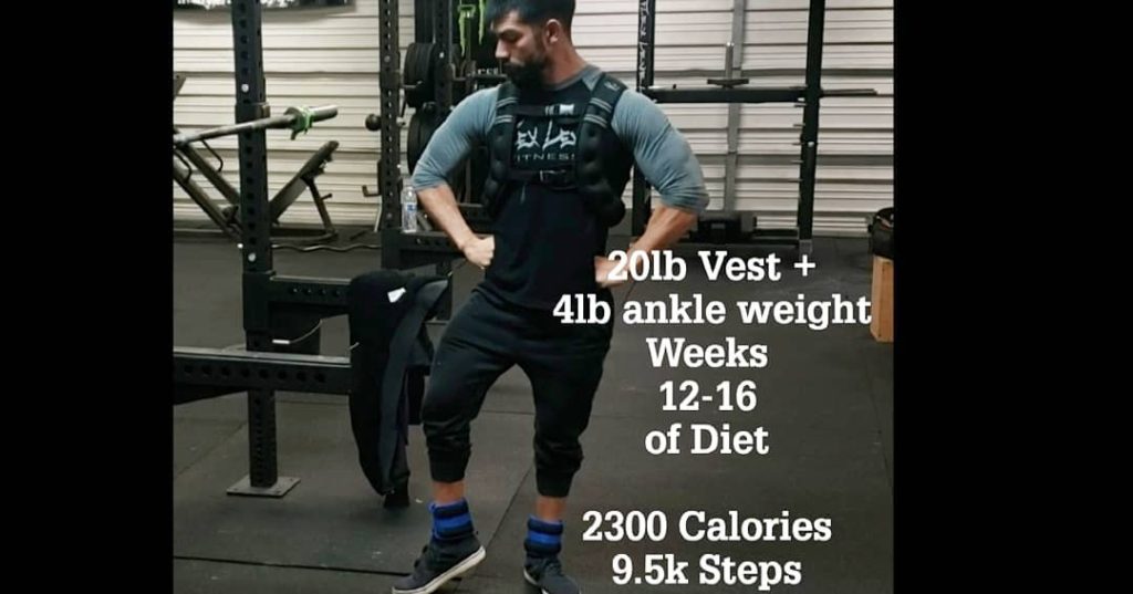 Weighted 2025 vest calories