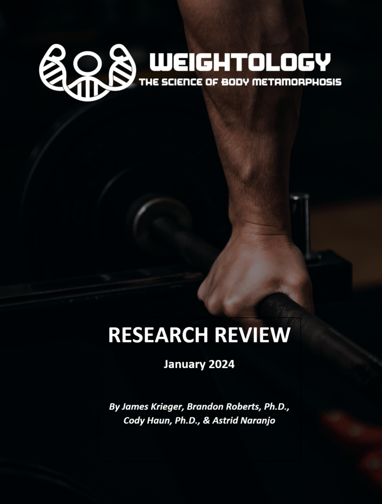 Research Review January 2024 Weightology   Screenshot 2024 01 20 122900 775x1024 